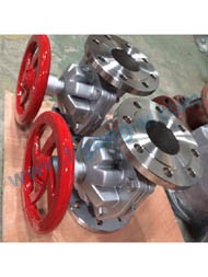 DIN/BS stainless steel flange diaphragm valve